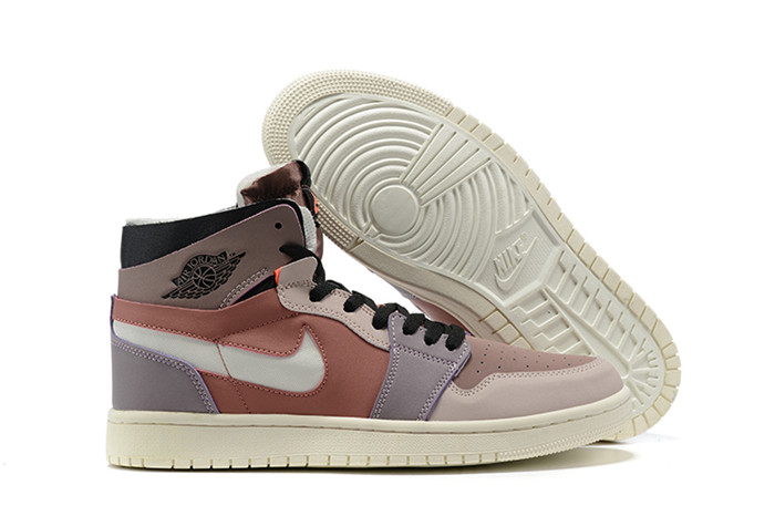 Women's Running Weapon Air Jordan 1 Brown/Purple Shoes 0233 Women's Running Weapon Air Jordan 1 Brown/Purple Shoes 0233